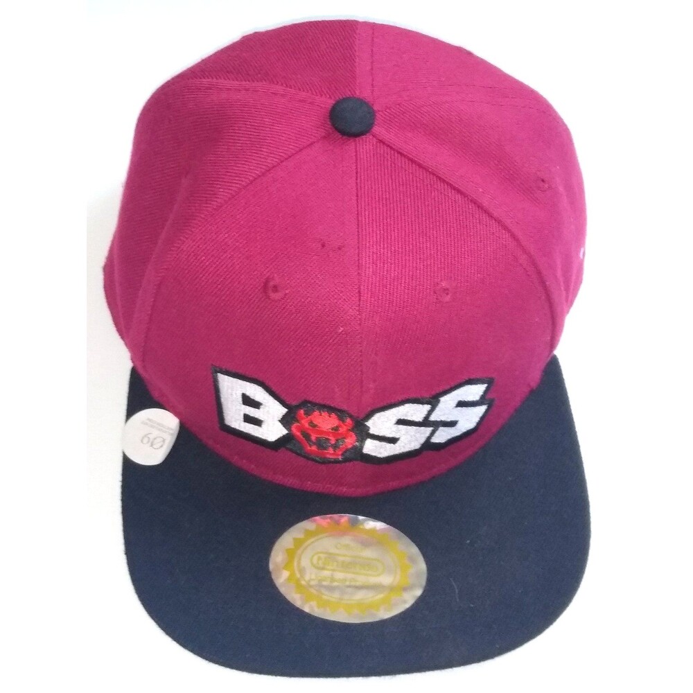 Official Nintendo Super Mario Bros "Boss"Hat OSFA Snapback New